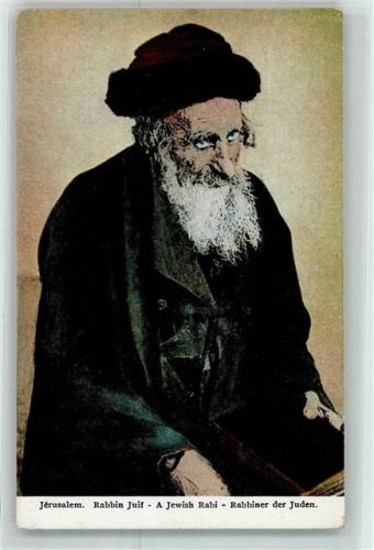 Rabbin Juif in Jerusalem AK