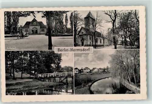 Hermsdorf Bahnhof Dorfkirche Am Fliess