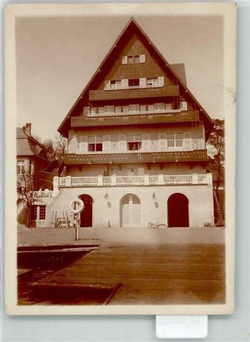 Wannsee Bootshaus der T.i.B. Rettungsring Ort handschriftlich