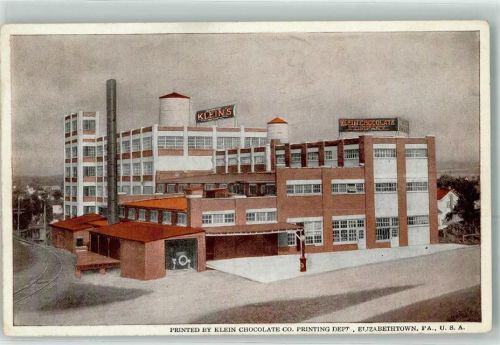 1922 Elizabethtown Klein Schokolade Fabrik Industrie Werbung AK