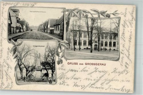 Groß-Gerau 1909 Kriegerdenkmal Darmstädterstraße