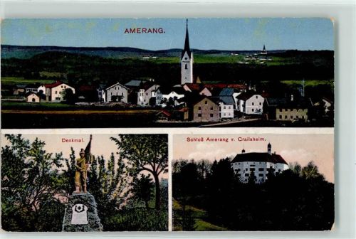 Amerang Kriegerdenkmal Schloß Amerang v. Crailsheim Kirche