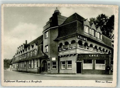 Auerbach Hotel zur Krone Emailleschilder Cafe