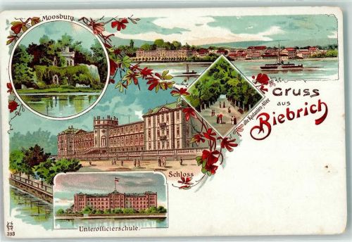 Biebrich Moosburg Schloß Unteroffizierschule Alte Kastanien-Allee