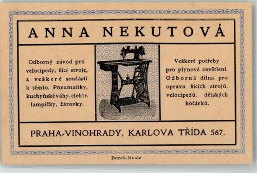 Prag Werbung Anna Nekutova