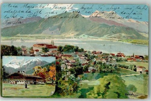 Tegernsee 1903 sign. Heinisch