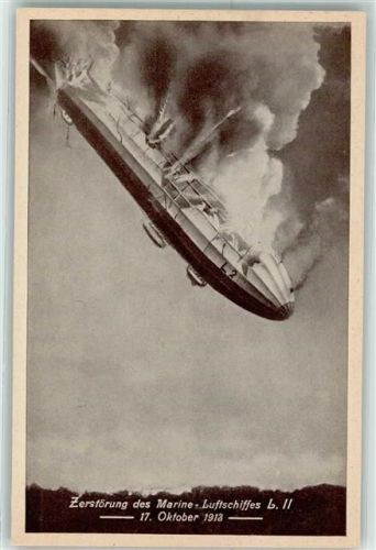 Zerstörung des Marine Luftschiffes L II AK
