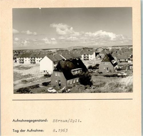 Hörnum Foto montiert auf Karton