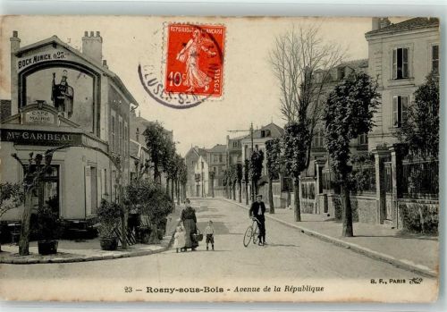 Rosny-sous-Bois 1908 Avenue de la Republique Fahrrad