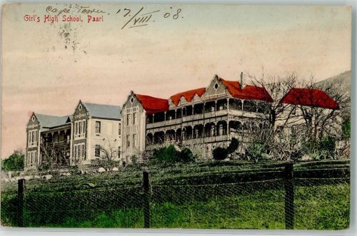 Kapstadt 1908 Höhere Mädchen Schule Paarl
