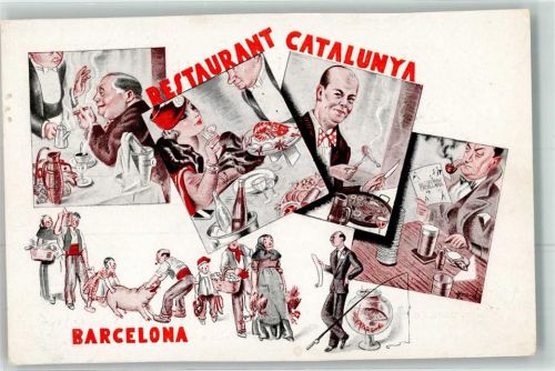 Barcelona Gasthaus Restaurant Catalunya