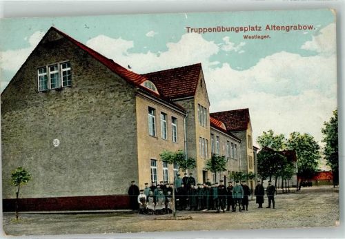 Altengrabow 1915 Truppenübungsplatz Westlager Soldaten Uniform