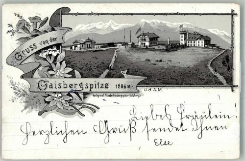 Salzburg 1896 Vorläufer Gasthaus Hotel Gaisbergspitze