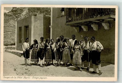 Tracht Bauerngruppe Skiros