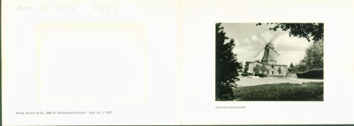 Osterholz-Scharmbeck Windmühle Klappkarte
