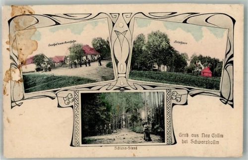 Neukollm Gasthaus zum Auerhahn Forsthaus Schiess-Stand