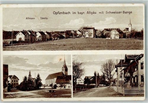 Opfenbach Altmann Säntis Dorfstrasse Kirche St. Nikolaus