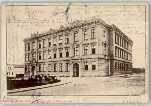 Dvur Králové n Lab 1903 Gymnasium