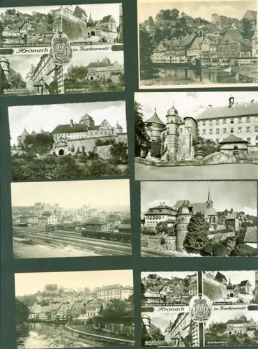 Kronach Lot mit 18 AK und 4 Fotos Originale aus dem Metzarchiv viele mehrfach meistens Repros