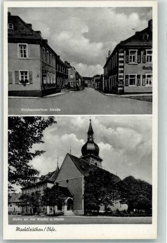 Marktleuthen Kirchenlamitzer Straße an der Kirche u. Markt
