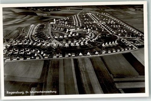 Regensburg Fliegeraufnahme Dr. Schottenheimsiedlung