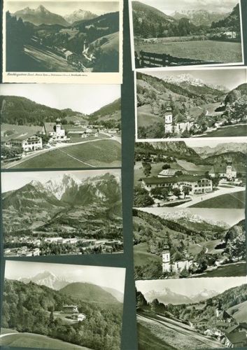 Berchtesgaden und Umgebung Lot mit 23 AK Originale aus dem Archiv des Metzverlages einige mehrfach