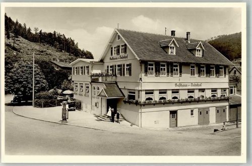 Calmbach Gasthaus Zum Bahnhof Albert Barth