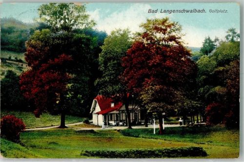 Bad Schwalbach 1909 Golfplatz Verlag Zieher, Ottmar