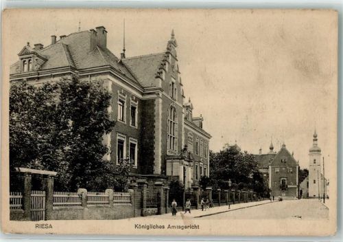 Riesa 1913 Königliches Amtsgericht