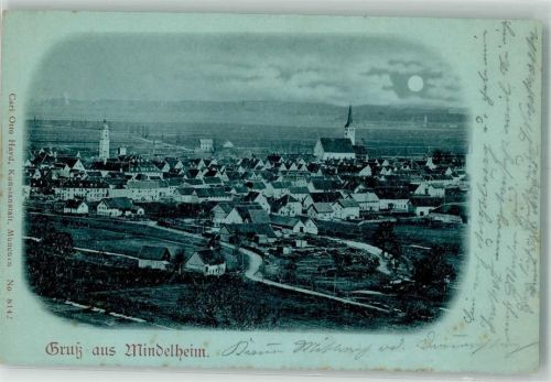87719 W8948 Mindelheim 1901 Gebrauchsspuren