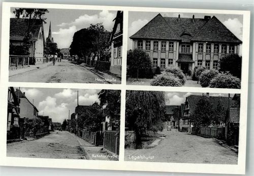 Legelshurst Hauptstraße Schule Bahnhofstraße Oldtimer Fahrrad