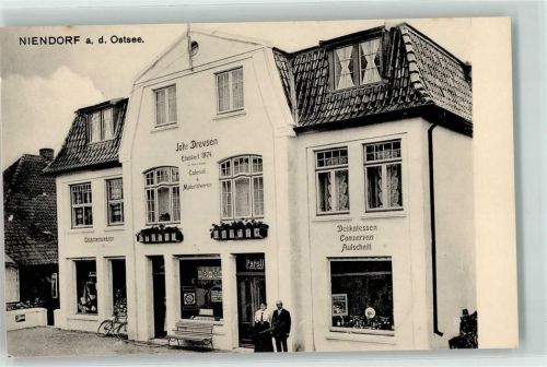 Niendorf Geschäftshaus Colonialwaren- Malerwaren- und Delkatessen-Geschäft Persil-Werbung