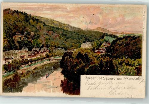Kyselka Gießhübel-Sauerbrunn 1901