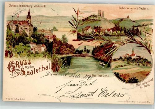 Rudolstadt 1898 Schloss Heidecksburg