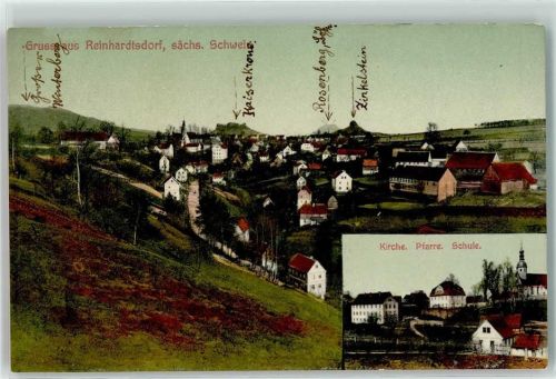 Reinhardtsdorf Kirche Pfarre Schule