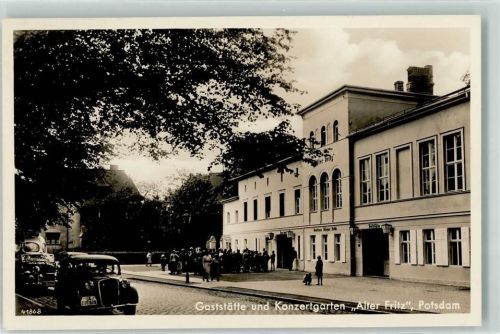 Potsdam Gasthaus und Konzertgarten Alter Fritz Oldtimer