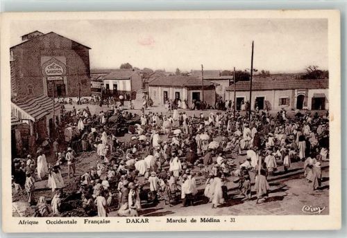 Dakar Marche de Medina Marktszene Kino Sandaga