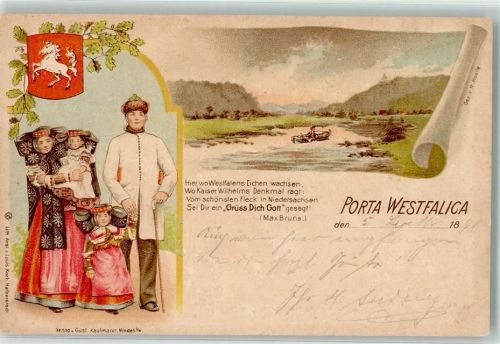Porta Westfalica 1898 Tracht