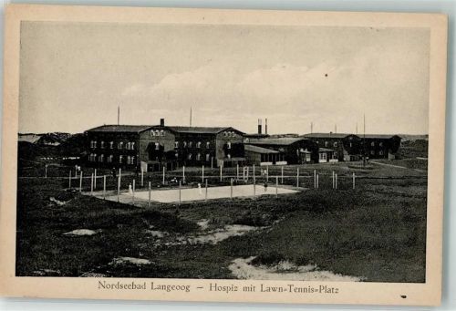 Langeoog Hospiz mit Lawn Tennisplatz