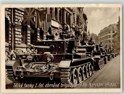 1945 Tschechischer Cromwell Panzer der 1. Panzerbrigade