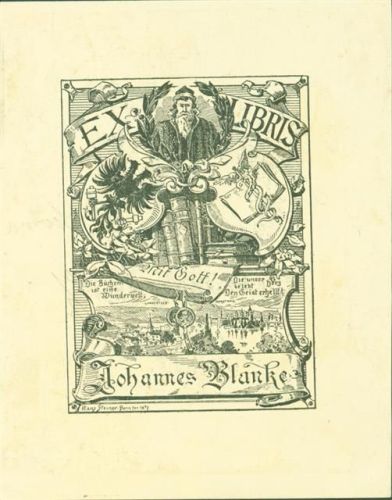 1897 Johannes Blanke sign Hans Steiner Bern