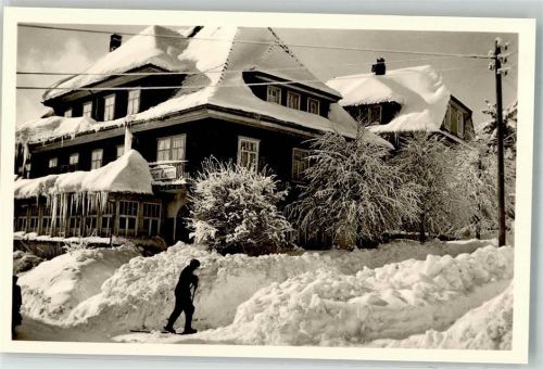 Schonach Hotel Pension Lamm im Schnee