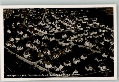 Vaihingen Fliegeraufnahme Charlottenstraße m. Oesterfeld Freigeg. R.L.M.