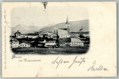Teisendorf 1898 Kirche Adelskorrespondenz