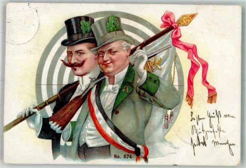 1901 Zylinder Schießscheibe