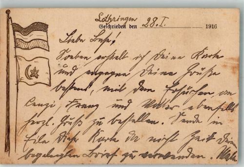 1916 Deutsch-Türkische Freundschaft WK I