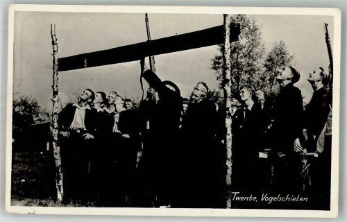 Hengelo 1950 Schießstand Vogelschießen Twente