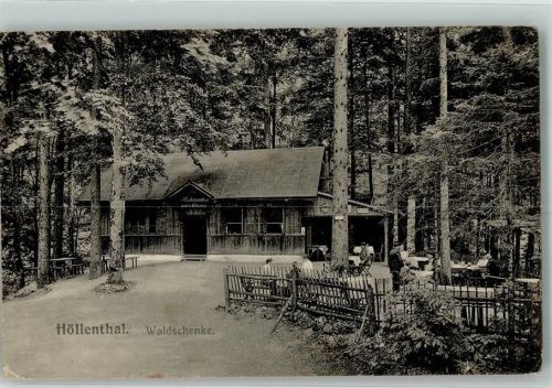 Hirschwang Gasthaus Waldschenke Höllental Ort lt. Stempel