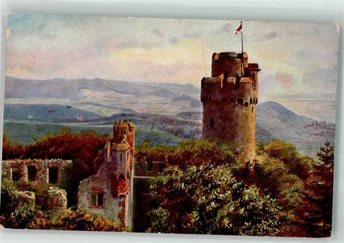 Auerbach Schloß Verlag Edm.v. König Serie Odenwald Blatt 3
