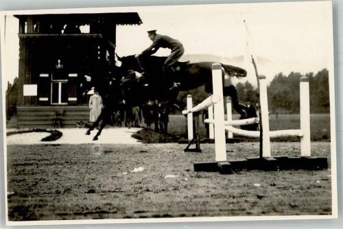 W8398 Anzing Hindernisreiten Privatfoto AK